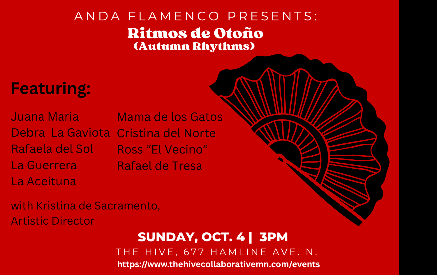 Anda Flamenco’s “Ritmos de Otoño” (Autumn Rhythms) — The Hive Collaborative