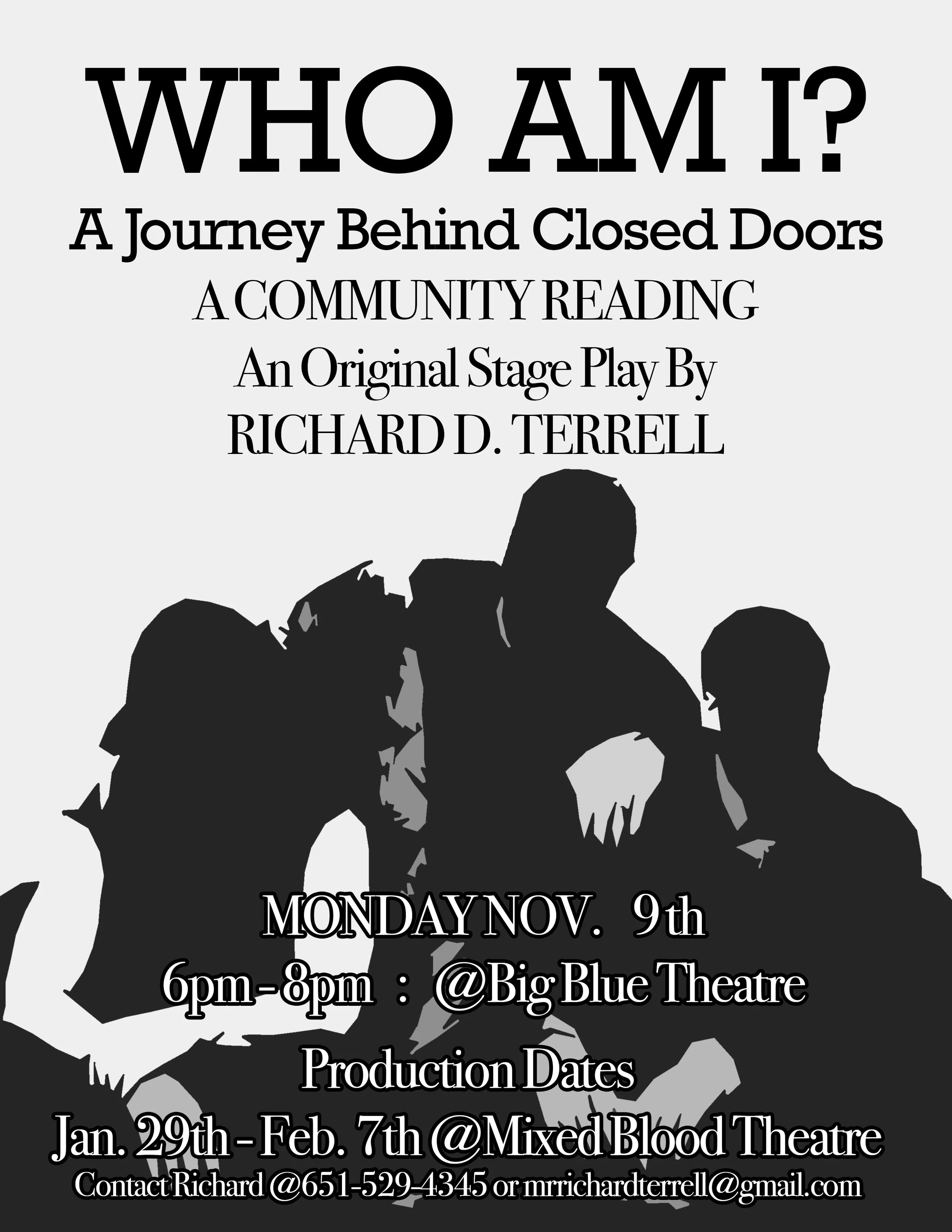 Who Am I? — Big Blue Theatre