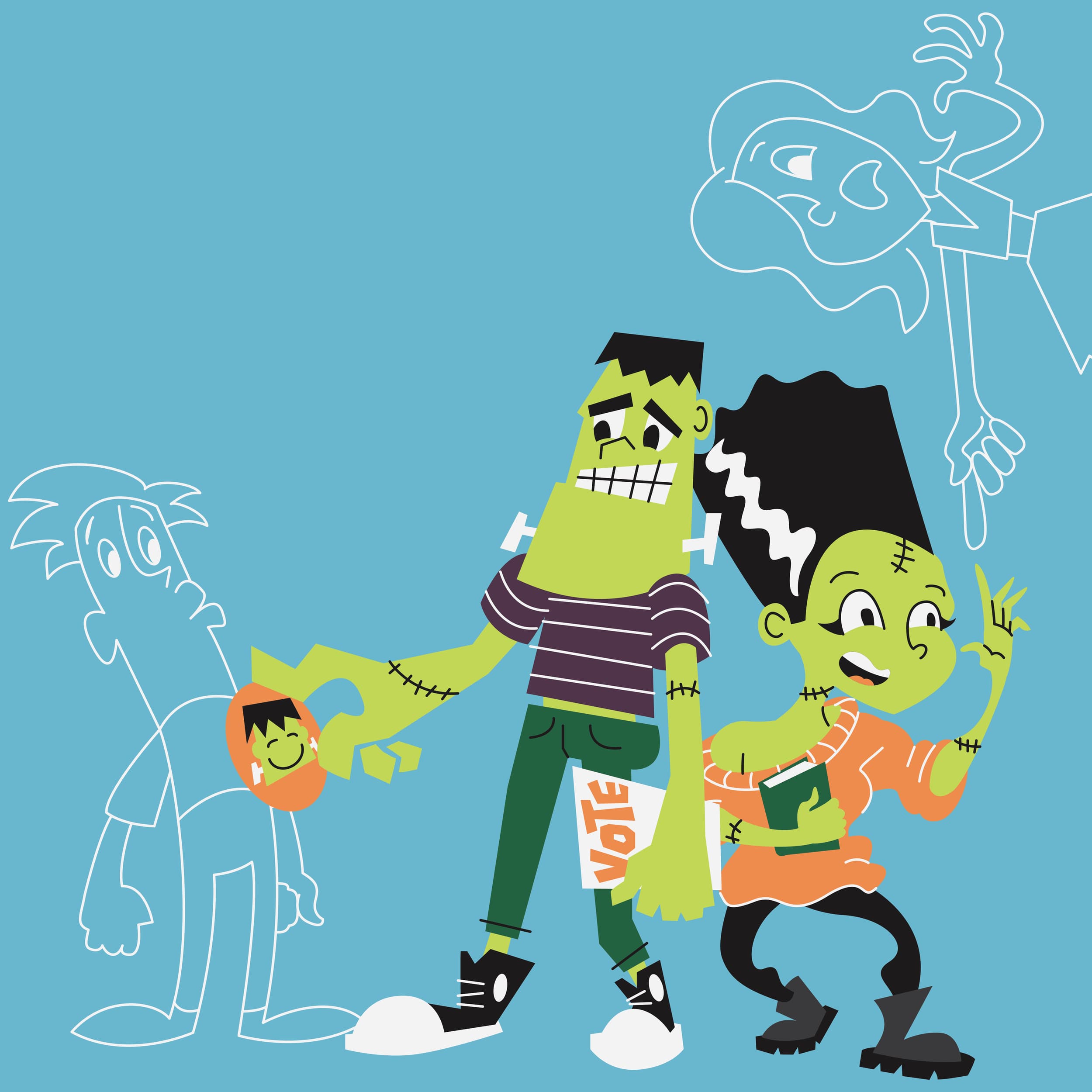 The Frankensteins Are Back in Town — The Phipps Center for the Arts, by Tim Kelly